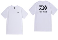 DAIWA DE-8323 Clean Ocean FeelAlive.T-Shirt (White) M