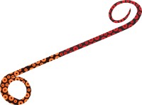 DAIWA Kohga Silicone Necktie Twin Curly R #Octopus Legs Red - Octopus Legs Orange