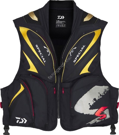 DAIWA DV-1124F Special Barrier Tech Float Short Vest (Black) M