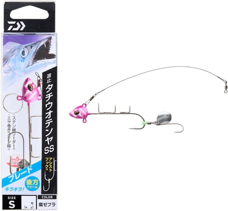 DAIWA Hato Tachiuo Tenya SS Blade 2S #Luminova/Murasaki Zebra