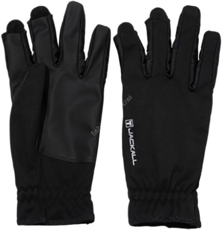 JACKALL GL-A001 Versatile Gloves 3-Finger [Black] L