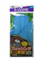 Sasame PA302 TOOL SHOP Fishing GLOVES Knit Wrist LARGE