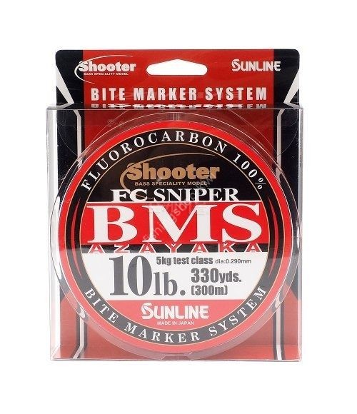 SUNLINE Shooter FC Sniper BMS AZAYAKA [Clear & Pink & Yellow-Green & Orange&Gray] 300m (10lb)