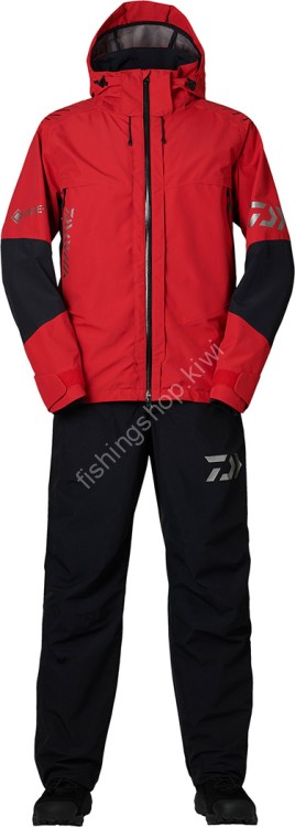 DAIWA DR-1823 Gore-Tex Product Combi Rain Suit Red M