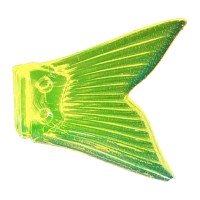 JACKALL Dowz Swimmer 180 Spare Tail Clear Yellow