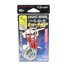 GAMAKATSU Assist Hook Nuki Short SP [Silver] #4/0 (3pcs)