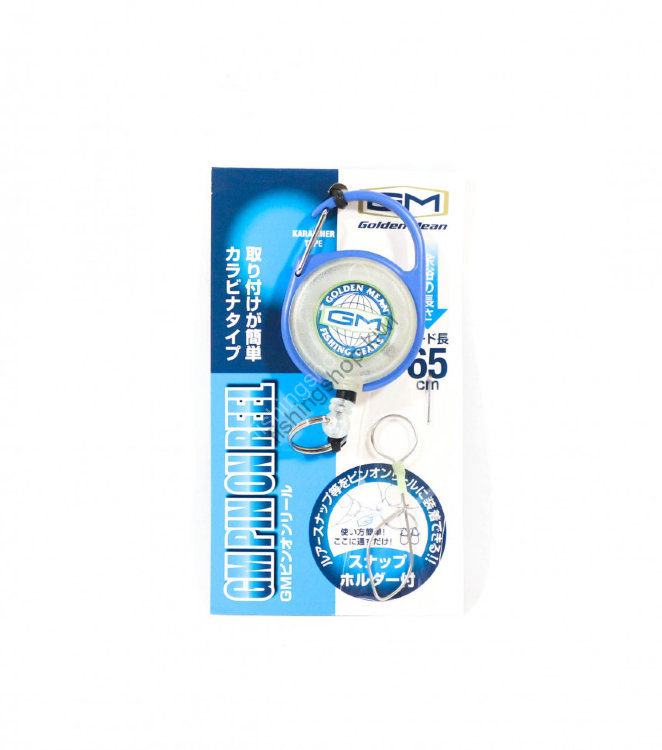 GOLDEN MEAN Pin-On Reel Blue