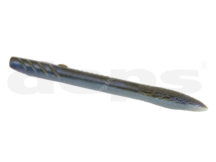DEPS Slender Scat 4'' #153 Green Pumpkin Blue Glimmer