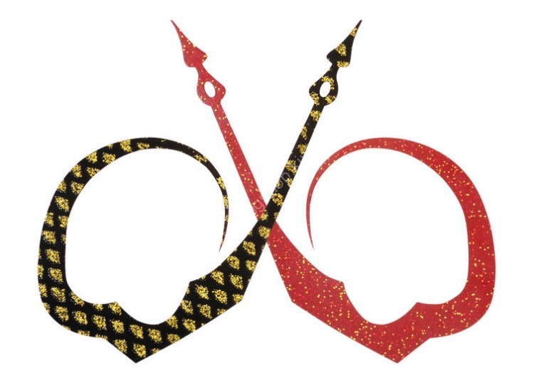 DAIWA Kohga Technicurly 0.8mm #Reversible Black/Red (3pcs)