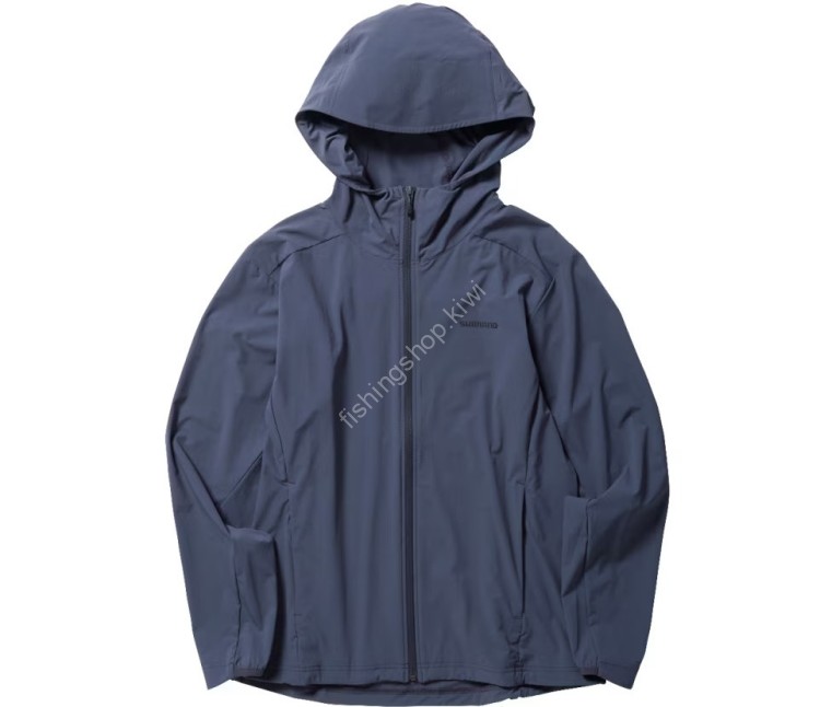 SHIMANO WJ-020W Tech Hoodie (Blue Charcoal) M