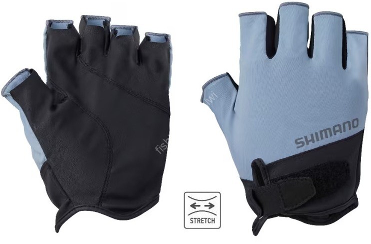 SHIMANO GL-009V Basic Gloves 5 (Light Blue) M