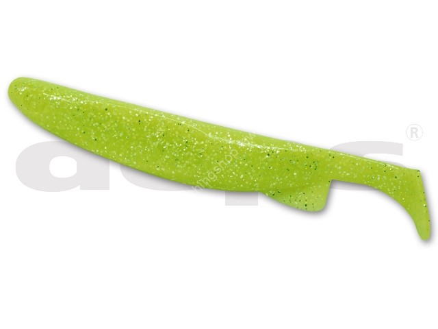 DEPS Bumble Shad 4'' #38 Chartreuse/Silver Flake