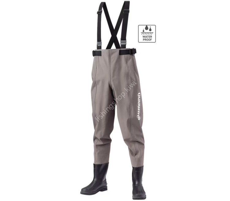 SHIMANO FF-051T Hyper Wader <Waist High・Cut Felt Sole> (Smoke Gray) LO