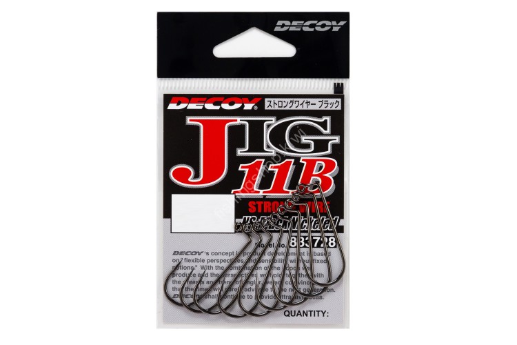 DECOY JIG11B Strong Wire [Black] #4/0 (6 pcs)