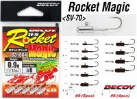 DECOY Rocket Magic SV-70 [W Nickel] 0.6g #8 (5pcs)