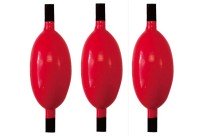 FUJIWARA Pipe Sinker [Red] #4 (3pcs)