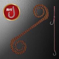 MATSUOKA SPECIAL Mega Alpha 185mm with Hook #Zebra Red Gold Lame