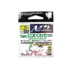 GAMAKATSU M System Type Kuchi Futoshi Bait [Okami Pink] #7.25 (9pcs)