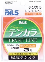 NISSIN OniRyu Tenkara Level Line [Fluorescent Orange] 20m #3 (12lb)