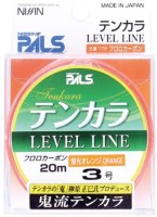 NISSIN Kiryu Tenkara Level Line [Fluorescent Orange] 20m #3 (12lb)