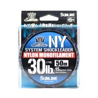 SUNLINE Saltymate System Shock leader NY [Natural clear] 50m #7 (30lb)
