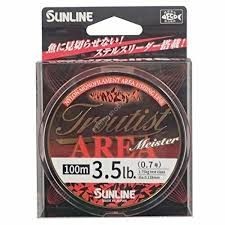 SUNLINE Troutist Area Meiste [Stealth Black & Flash Orange] 100m #0.7 (3.5lb)