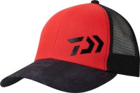 DAIWA DC-6624 3D Logo Half Mesh Cap (Bottom Black Red) Free Size