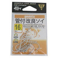 GAMAKATSU Kairyo Soi Ring Eye [Silver] #16 (10pcs)