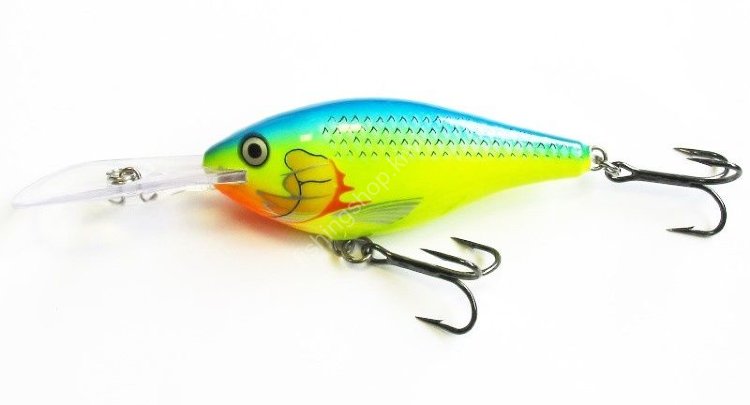 Leurre Vintage Rapala Risto Rap 5 RR-5 - Fabriqué En Irlande - Crankbait Bois 3/8 Oz