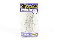 GAMAKATSU Treble 18 [Silver] #1/0 (5pcs)