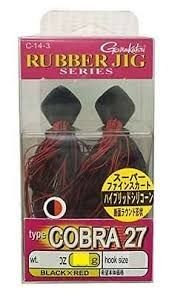 GAMAKATSU Rubber jig Cobra 27 14g BK&R