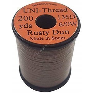 TIEMCO Uni 6/0 Waxed Thread Rusty Dun #324