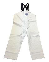 Ikari Rain Wear Chest Pants with Front Opening 3L White