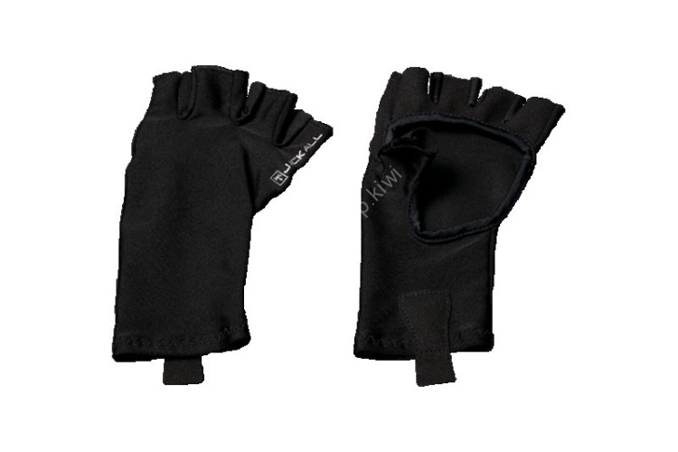 JACKALL Cool Touch UV Cut Gloves L Black