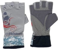 FISHMAN GB-201801 Summer 5 Fingerless Gloves XXL Gray