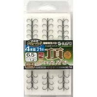 GAMAKATSU G-Hard Peak 4 anchors [Nano Smooth Coat] #6.5 Value Pack (21pcs)