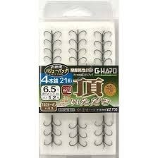 GAMAKATSU G-Hard Peak 4 anchors [Nano Smooth Coat] #6.5 Value Pack (21pcs)