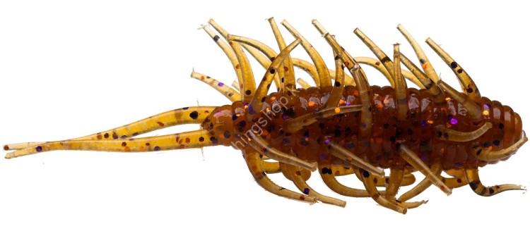 HIDE-UP Coike Shrimp Mini 50mm 1.5g #273 Pumpkin/Brown Purple F (6pcs)