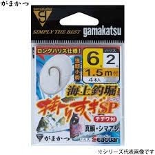 GAMAKATSU Offshore Fishing Special w/Thread [Brown] #6 (4pcs)