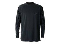 LITTLE PRESENTS T-18 Stretch Mesh Dry Long Tee S #Charcoal Gray