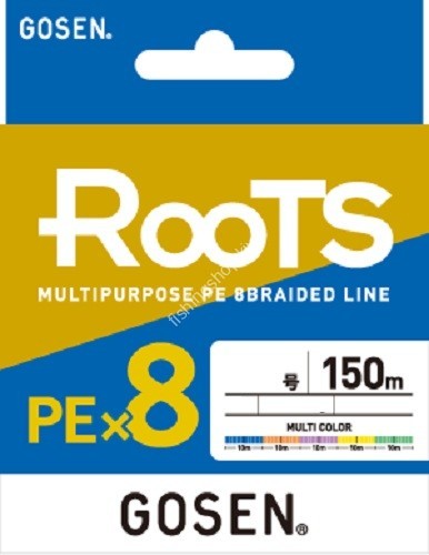 GOSEN RooTS PE x8 [10m x 5colors] 150m #1 (20lb)