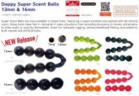 NIKKO 882 Dappy Super Scent Balls 16mm #C02 UV Stinky Lime