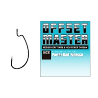 VARIVAS Offset Master Power Bait Finesse [NS Black] #3/0 (7pcs)