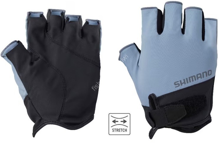 SHIMANO GL-009V Basic Gloves 5 (Light Blue) L