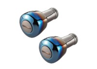 LIVRE Titanium Knob Delta D27BTI-2 #Fire/Titanium (2pcs)