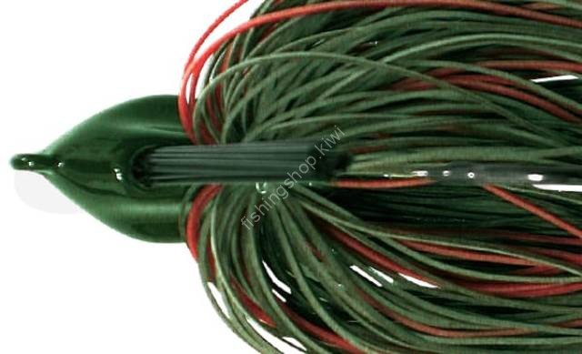 DEPS Flat Back Jig 3/8oz Fine Rubber Skirt #13 Watermelon/Red