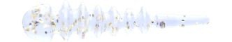 FISH LABO Riverch 1.0" #08 gold powder clear