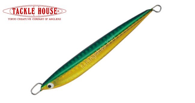 TACKLE HOUSE TJS80 Tai Jig Slim 80g #01 Green Gold