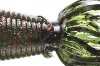SMITH Gary Yamamoto Baby Fat Ika #208 Watermelon / Black & Small Red Flake