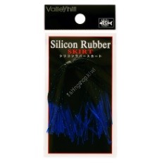 VALLEY HILL Silicon Rubber Skirt Sheet # 52 BK / BL Tip
